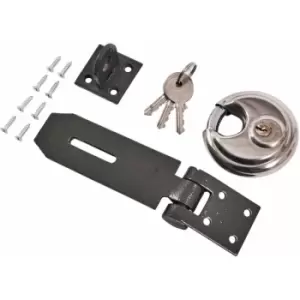 Image of Amtech Hasp Lock 2'' X 6'' With 70mm Padlock