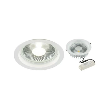 Image of COB LED Recessed Commercial Downlight 4000K, 230V 30W - Knightsbridge