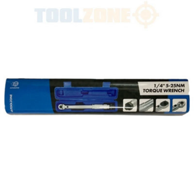 Image of Toolzone 1/4" Drive 5/25Nm Torque Wrench KDPSS217