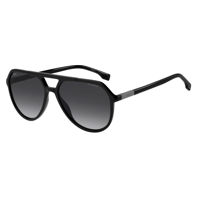 Image of Boss Mens Pilot Oval Sunglasses Black male One Size