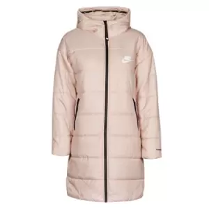 Image of Nike W NSW TF RPL CLASSIC HD PARKA womens Jacket in Pink - Sizes S,M,L,XS