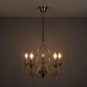Image of Vas Birdcage 5 Lamp Pendant ceiling light