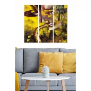 Image of MDF258576719 Multicolor Decorative MDF Painting (3 Pieces)