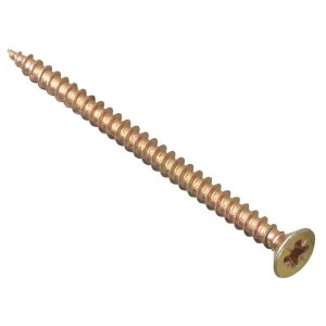 Image of ForgeFix Multi Purpose Pozi Compatible Screw CSK ST ZYP 6.0 x 80mm Box 100