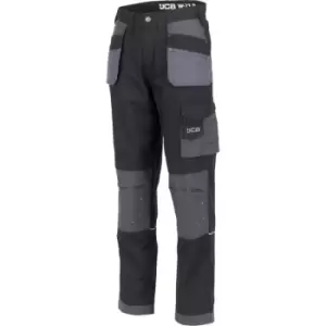 Image of Trade Plus Work Trousers Black & Grey - 40' Waist / Regular Leg - JCB