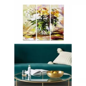 Image of MDF35312095 Multicolor Decorative MDF Painting (3 Pieces)