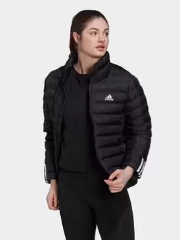 Image of adidas Itavic 3-Stripes Midweight Jacket, Black, Size L, Women