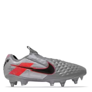 Image of Nike Legend 8 Elite Soft Ground Football Boot - Silver