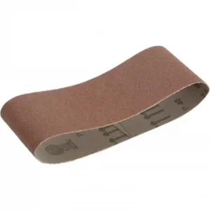 Image of Faithfull Aluminium Oxide Cloth Belts 60mm x 400mm 60mm x 400mm 120g Pack of 3
