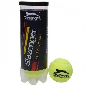 Image of Slazenger Club All Court Tennis Balls - Yellow