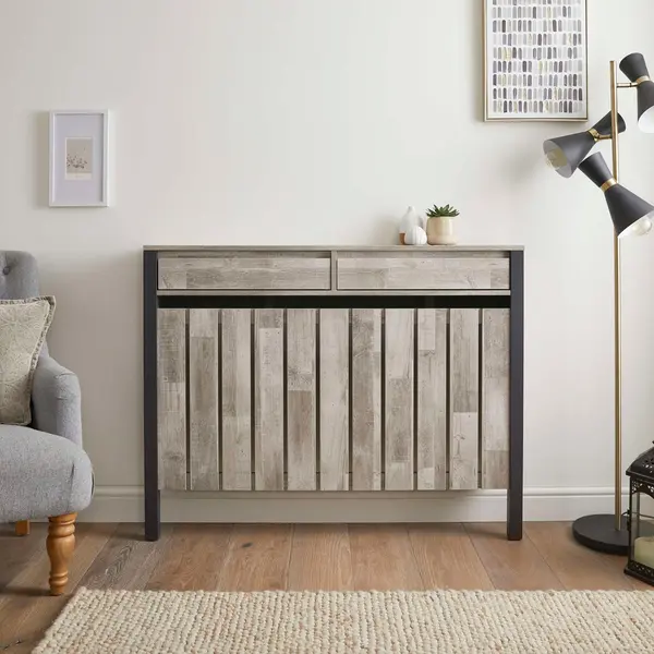 Image of Industrial Medium Radiator Cover Grey