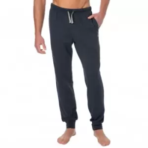 Image of Emporio Armani Classic Cotton Pants - Navy M