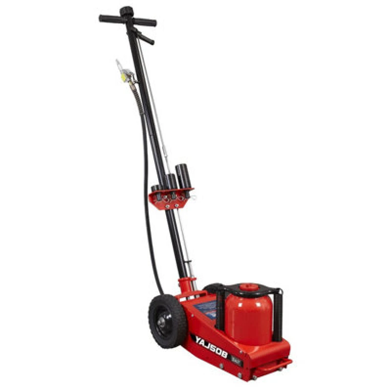 Image of Sealey Air Operated Single Stage Trolley Jack YAJ50B Weight Capacity: 50 Tonne
