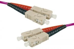 Image of 5m Fibre Duplex Om4 50 125 Lszh Scsc