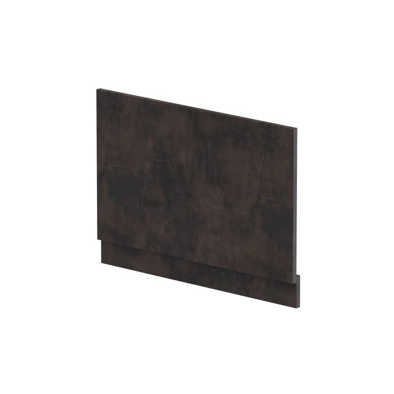 Image of Balterley Edge/Power Straight End Bath Panel & Plinth, 800mm - Textured Matt Metallic Slate Grey unisex
