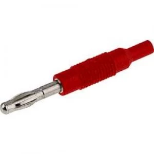 Image of Plug to plug connector 4mm plug 2mm socketRedSKS HirschmannMZS 41 pcs