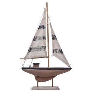 Image of Medium Sailing Boat Nautical Decoration