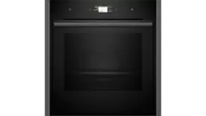 Image of Neff B64CS71G0B N90 Slide and Hide Built-In Electric Single Oven Graphite
