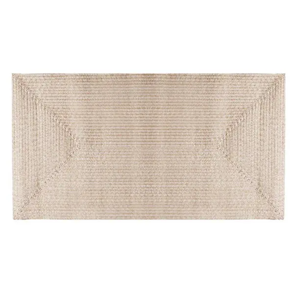 Image of Streetwize Jute Style Rug - Plain - 80cm x 150cm - Beige One Size