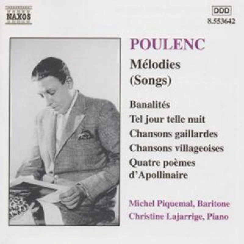 Image of Poulenc : Melodies CD / Album