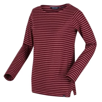 Image of Regatta Fernanda Jersey Top - Clret/DstyRo