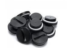 Image of EK Water Blocks EK-PLUG G1/4 Acetal - Black (10 pack)