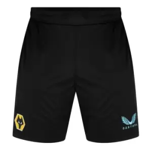 Image of Castore Wolves Football Shorts 2022/2023 Mens - Black