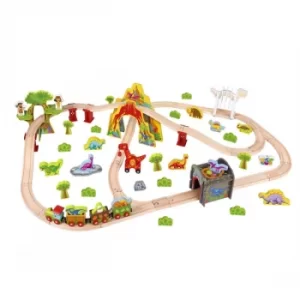 Image of Wooden Large Dinosaur Train Playset