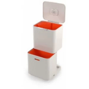 Image of Joseph Totem Max 60-Litre Waste Separation & Recycling Bin - Stone