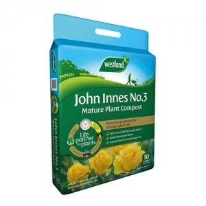 Image of Westland John Innes No 3 Mature Plant Compost with 4 month feed - 10L
