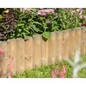 Image of Rowlinson 6" Border Fence 1m 2 Pack, Wood