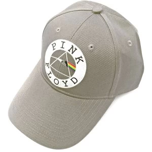 Image of Pink Floyd - Circle Logo Mens Baseball Cap - Sand