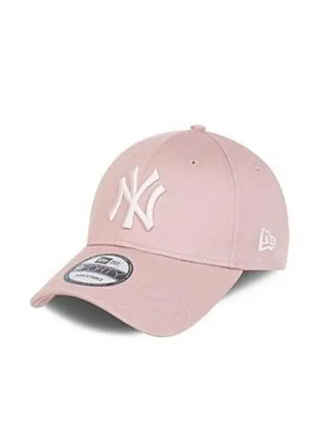 Image of New Era Pink New York Yankees League Essential 9forty Cap Pink Female One 214184UK