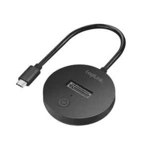 Image of LogiLink USB 3.2 Gen 2 Quickport, 1-Bay, for M.2 SATA & NVMe SSD