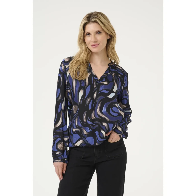 Image of Kaffe Womens blouse KAFFE Ditte Bleu Female 42