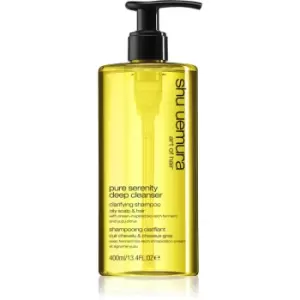 Image of Shu Uemura Deep Cleanser Pure Serenity Deep Cleanse Clarifying Shampoo For Oily Hair And Scalp 400ml