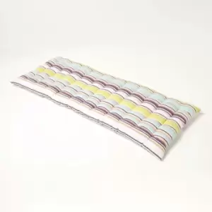 Image of Osaka Stripe Bench Cushion 2 Seater - Homescapes