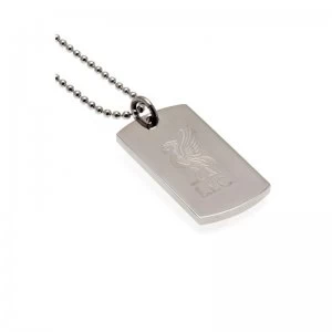 Image of Liverpool Football Club Stainless Steel Crest Dog Tag