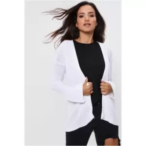 Image of I Saw It First Flared Sleeve Cardigan - White