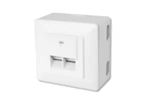 Image of Digitus CAT 6, Class E, modular wall outlet, shielded