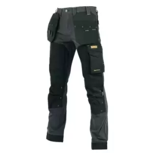 Image of Memphis Grey/Black Stretch Holster Pocket Trouser 42/29