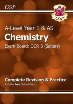 Image of New A-Level Chemistry Ocr B Year 1 and As Complete Revision and Practice with Online Edition. Hardback