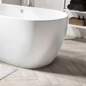 Image of Beige Wood Effect Floor Tile 20 x 120cm - Maderia