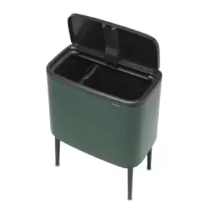 Image of Brabantia Bo Touch Bin 11+23 Litre Pine Green