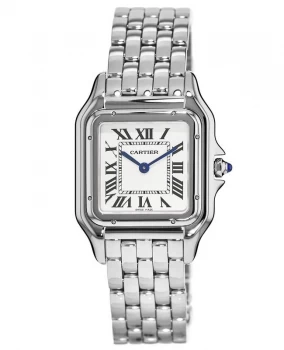 Image of Cartier Panthere de Cartier Medium Silver Dial Stainless Steel Womens Watch WSPN0007 WSPN0007