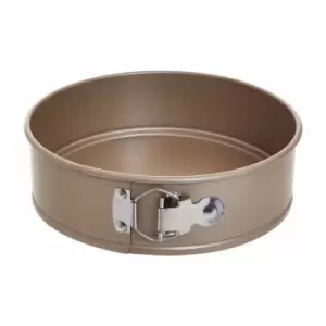 Image of Interiors by PH Maison Large Cake Pan - Satin Champagne Carbon Steel