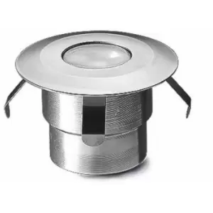 Image of Leds-c4 - Gea recessed spotlight, LED 0.5W, aluminum and glass