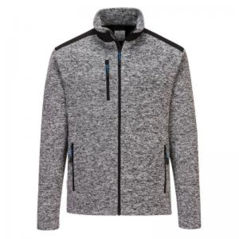 Image of Portwest KX3 Mens Performance Fleece Jacket T830PGRS Colour: Platinum Grey