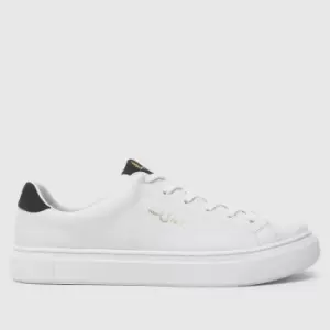 Image of Fred Perry B71 Trainers In White & Black