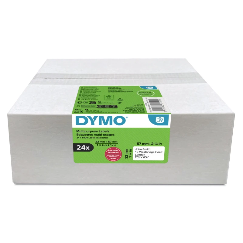 Image of DYMO 2223590 printer label White Self-adhesive printer label